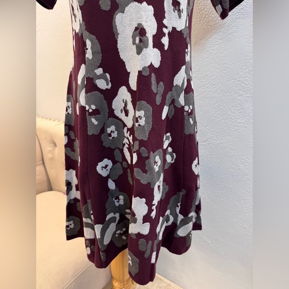 Kenzo Floral Jacquard Fit & Flare Mini Dress L - Picture 4 of 13